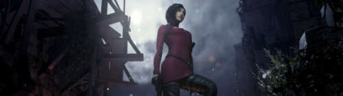 Szczegółowe przedstawienie postaci Ady Wong ze zremasterowanej wersji gry wideo Resident... Dual UHD