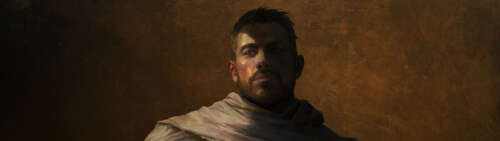 Anduin Wrynn z gry World of Warcraft: The War Within, ubrany w wspaniałą zbroję. Dual UHD