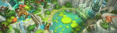 Kolorowe plastry arbuza, kiwi i cytrusów unoszą się w powietrzu podczas jednej z... Dual UHD