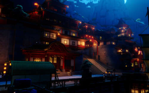 Pięknie oddana postać, utrzymana w stylistyce graficznej gry Genshin Impact, z dbałością... 7680x4800