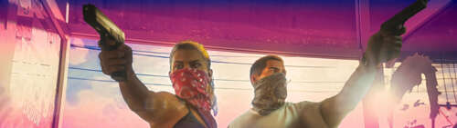 Lucia i Jason, główni bohaterowie gry Grand Theft Auto VI, ukazani w pełnym życia,... Dual UHD