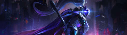 Szczegółowy opis postaci Jaxa z gry League of Legends, przedstawiający jego gotowy... Dual UHD