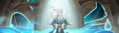 Oszałamiający portret Neuvillette’a z gry Genshin Impact. Dual UHD