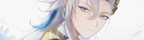 Doskonałe przedstawienie Neuvillette’a z gry Genshin Impact, eksponujące jego elegancki... Dual UHD