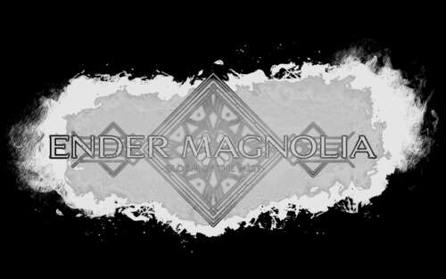 Oficjalne logo gry wideo „Ender Magnolia: Bloom In The Mist”. 7680x4800