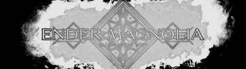 Oficjalne logo gry wideo „Ender Magnolia: Bloom In The Mist”. Dual UHD