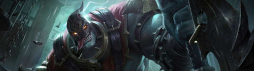 Groźny i potężny Doktor Mundo, zmutowana istota ze świata League of Legends. Dual UHD