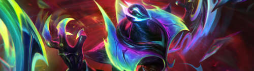 Mroczny i tajemniczy portret Nocturne’a z gry League of Legends. Dual UHD