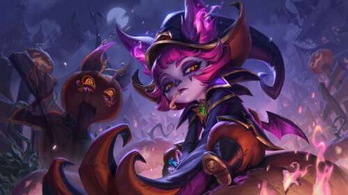 Vex, mroczna czarodziejka cieni z gry League of Legends, której charakterystyczny... 8K