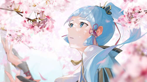 Szczegółowy opis postaci Kamisato Ayaka z gry Genshin Impact. 8K