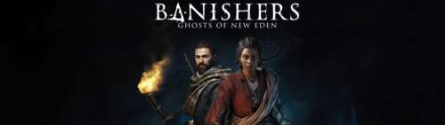 Postacie Red i Antea z gry Banishers: Ghosts Of New Eden stoją w otoczeniu spowitym... Dual UHD