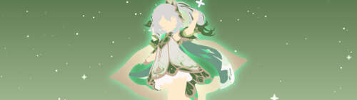 Oszałamiający portret Nahidy z gry Genshin Impact, na którym widoczna jest w charakterystycznym...