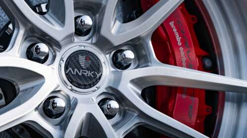 Elegancki i potężny sportowy samochód Chevrolet Corvette C8, charakteryzujący się... 8K