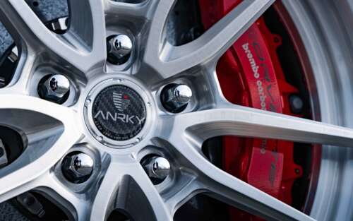 Elegancki i potężny sportowy samochód Chevrolet Corvette C8, charakteryzujący się... 7680x4800