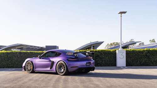 Wysokowydajny samochód sportowy Porsche GT3 RS, charakteryzujący się agresywnym,... 8K