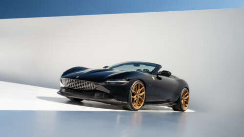 Eleganckie i dopracowane Ferrari Roma, luksusowy samochód sportowy, którego cechą... 8K