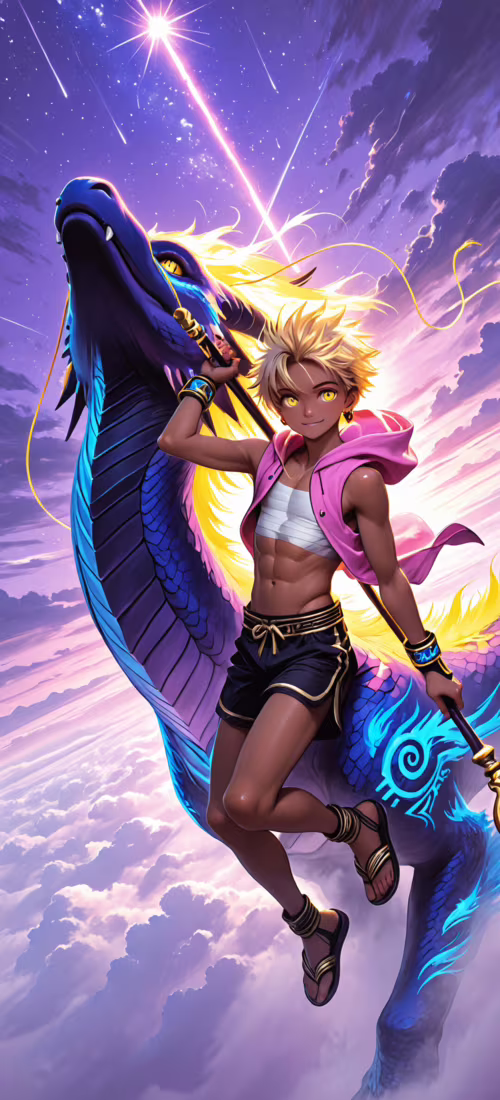 Młody mężczyzna o jasnych włosach, ubrany w różową bluzę z kapturem, trzyma w ręku... Vivo V23 Pro